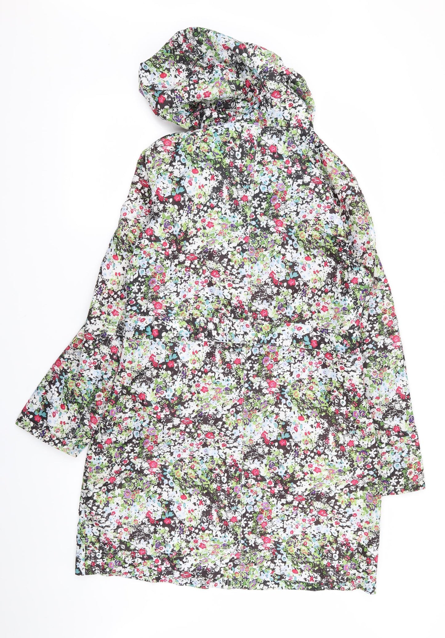 new lool Womens Multicoloured Floral  Jacket Coat Size 10