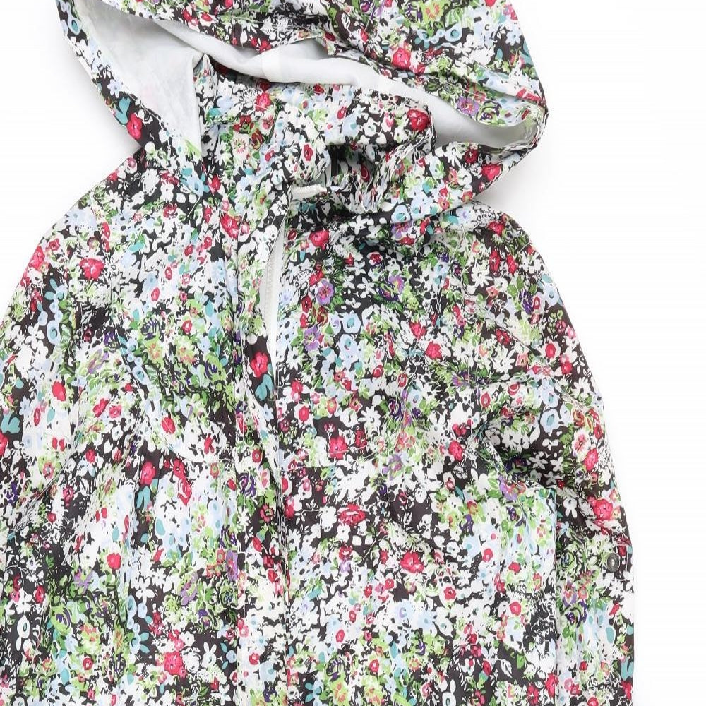 new lool Womens Multicoloured Floral  Jacket Coat Size 10