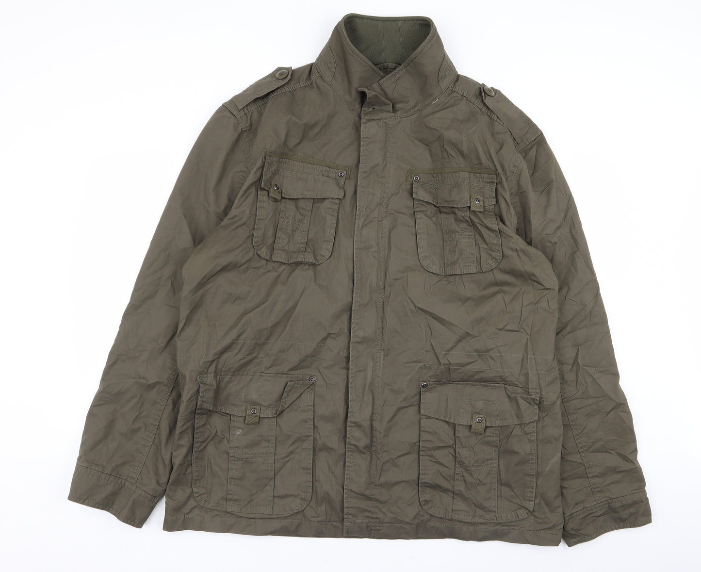 F&F Mens Green   Jacket Coat Size XL