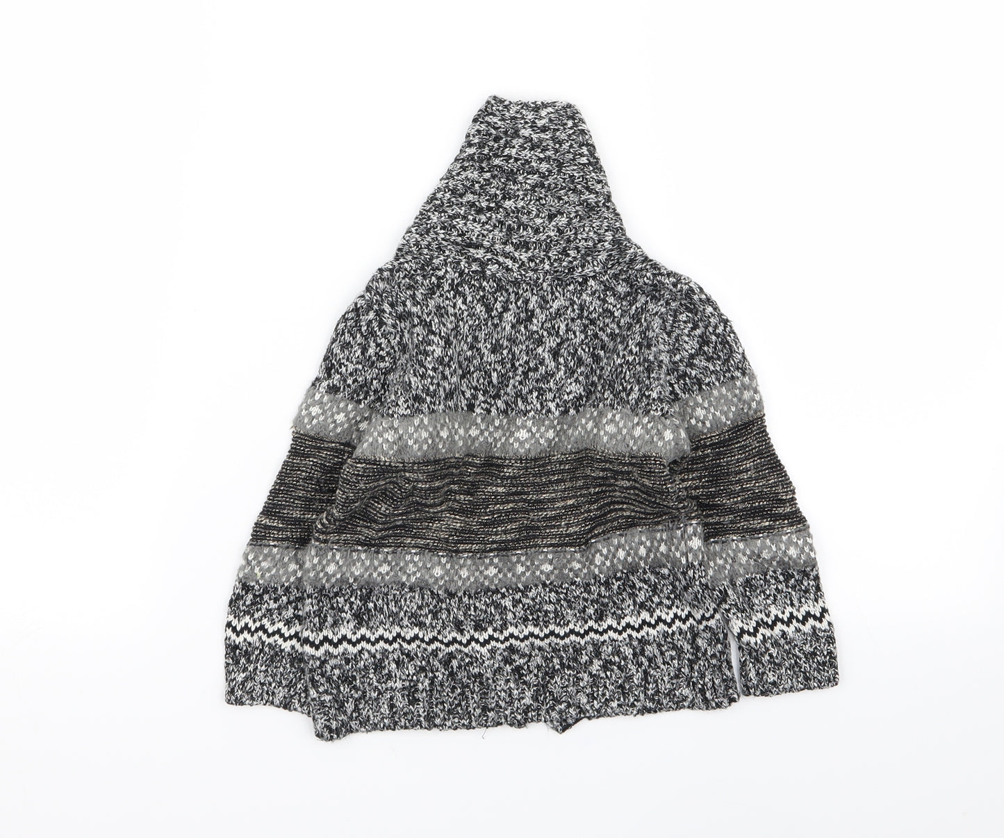 TU Boys Grey Geometric  Cardigan Jumper Size 2 Years