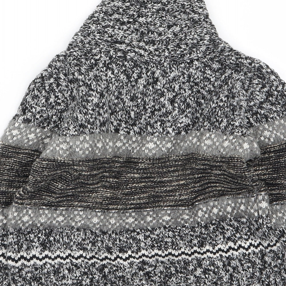 TU Boys Grey Geometric  Cardigan Jumper Size 2 Years