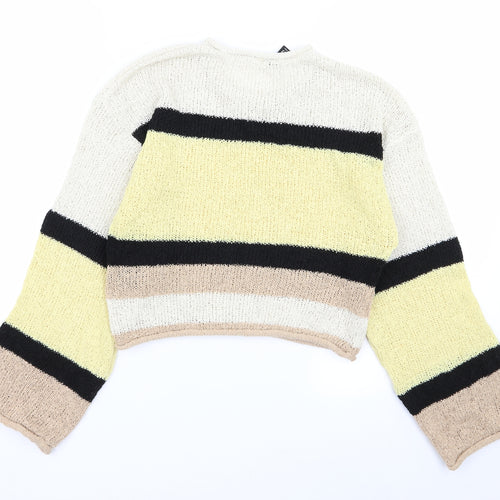 Divided by H&M Womens Multicoloured Striped  Pullover Jumper Size S