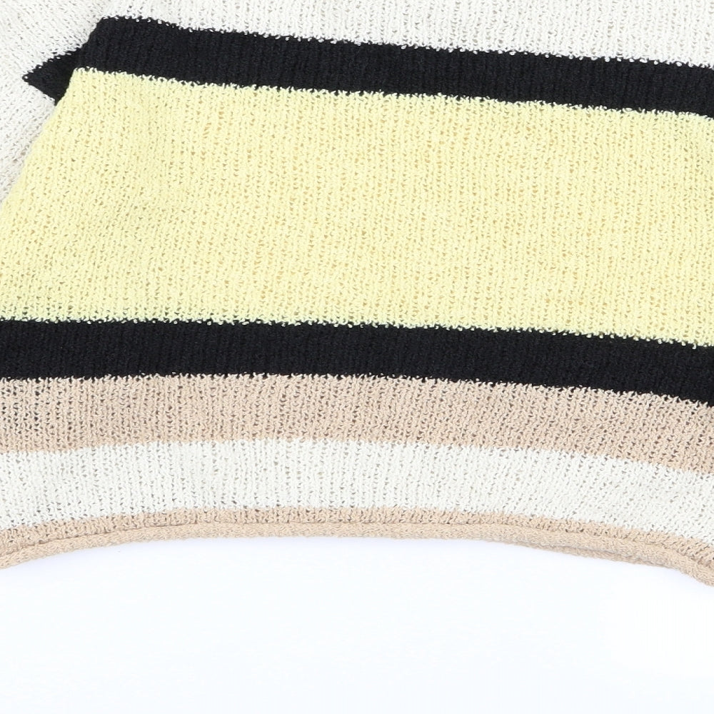 Divided by H&M Womens Multicoloured Striped  Pullover Jumper Size S