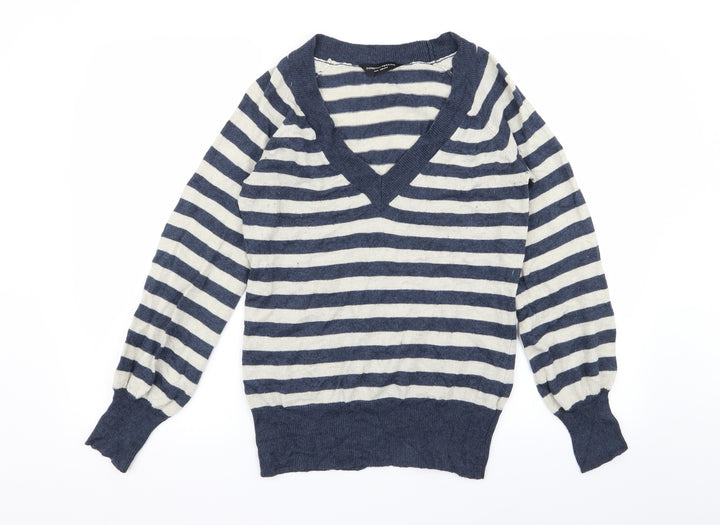 Dorothy Perkins Womens Multicoloured Striped  Pullover Jumper Size 10