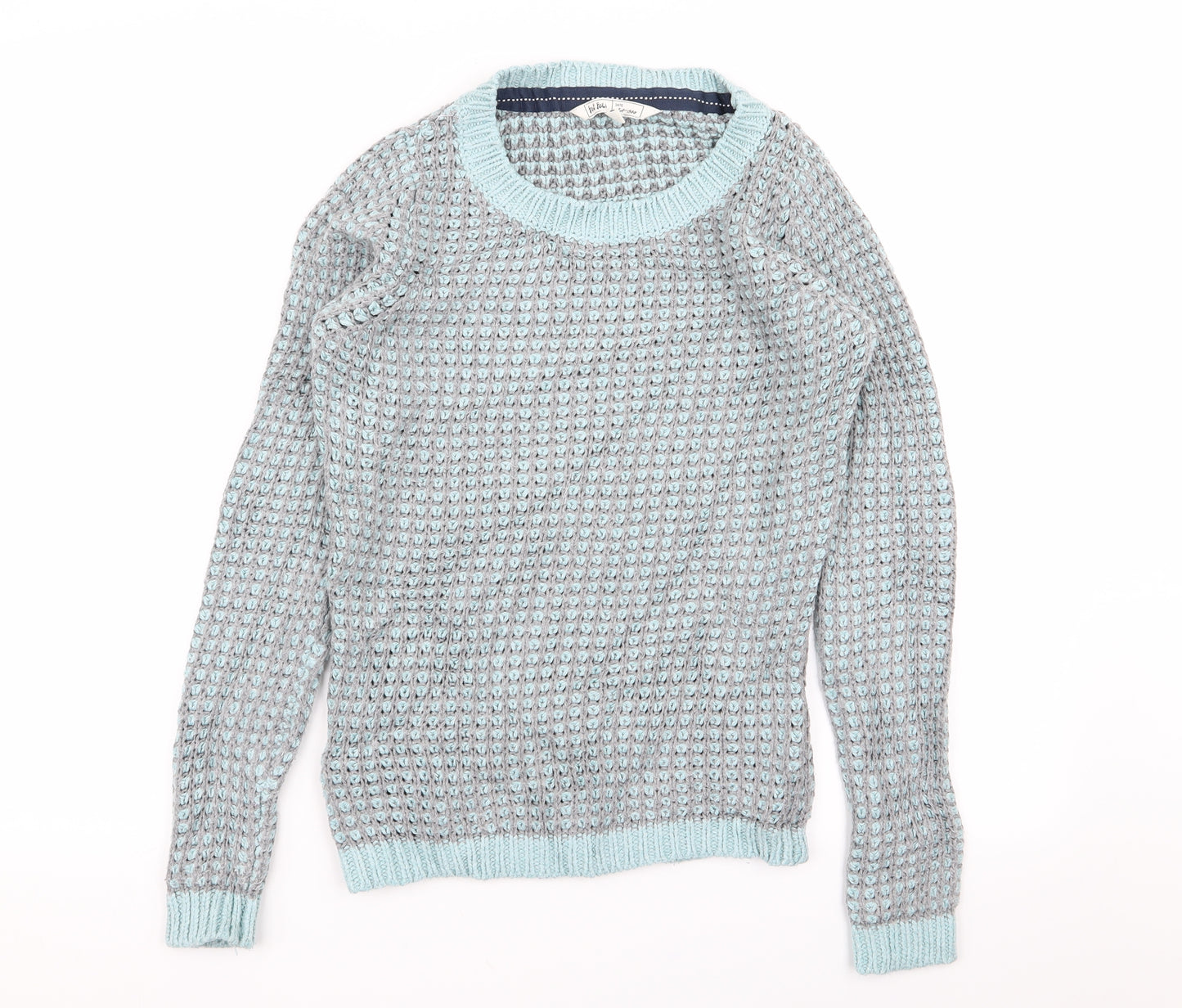 Fat Face Womens Multicoloured Geometric  Pullover Jumper Size 8