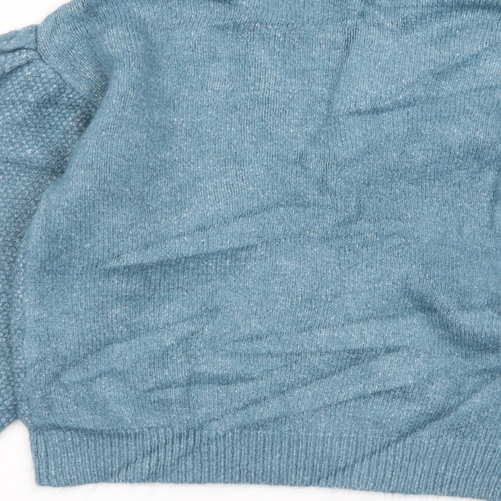 TU Girls Blue   Cardigan Jumper Size 10 Years