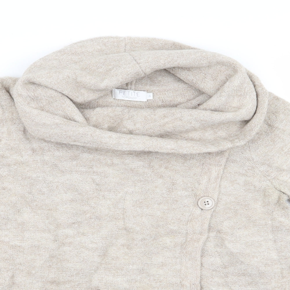 Topshop Womens Beige   Pullover Jumper Size 4