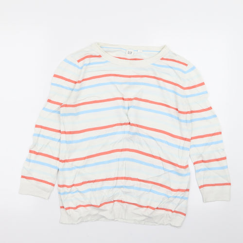 Gap Womens Multicoloured Striped  Pullover Jumper Size S