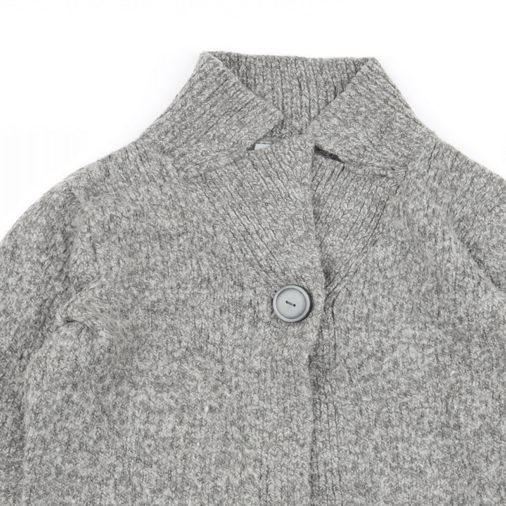 Wallis Womens Grey   Cardigan Jumper Size 10