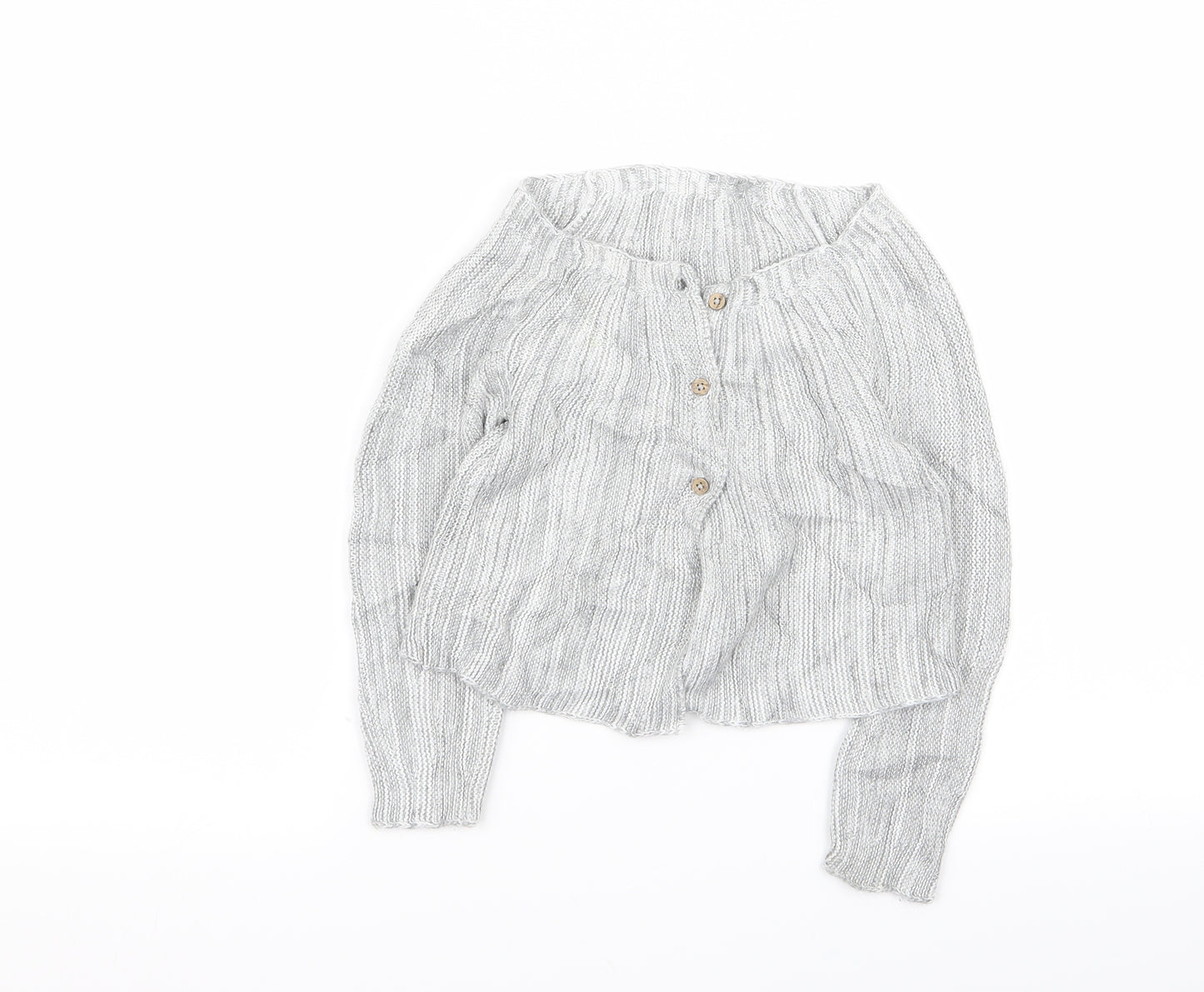TU Girls Grey   Cardigan Jumper Size 2 Years  - SIZE 18-24M