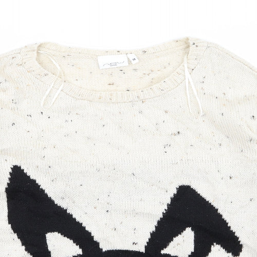 New Look Womens Beige   Pullover Jumper Size 14