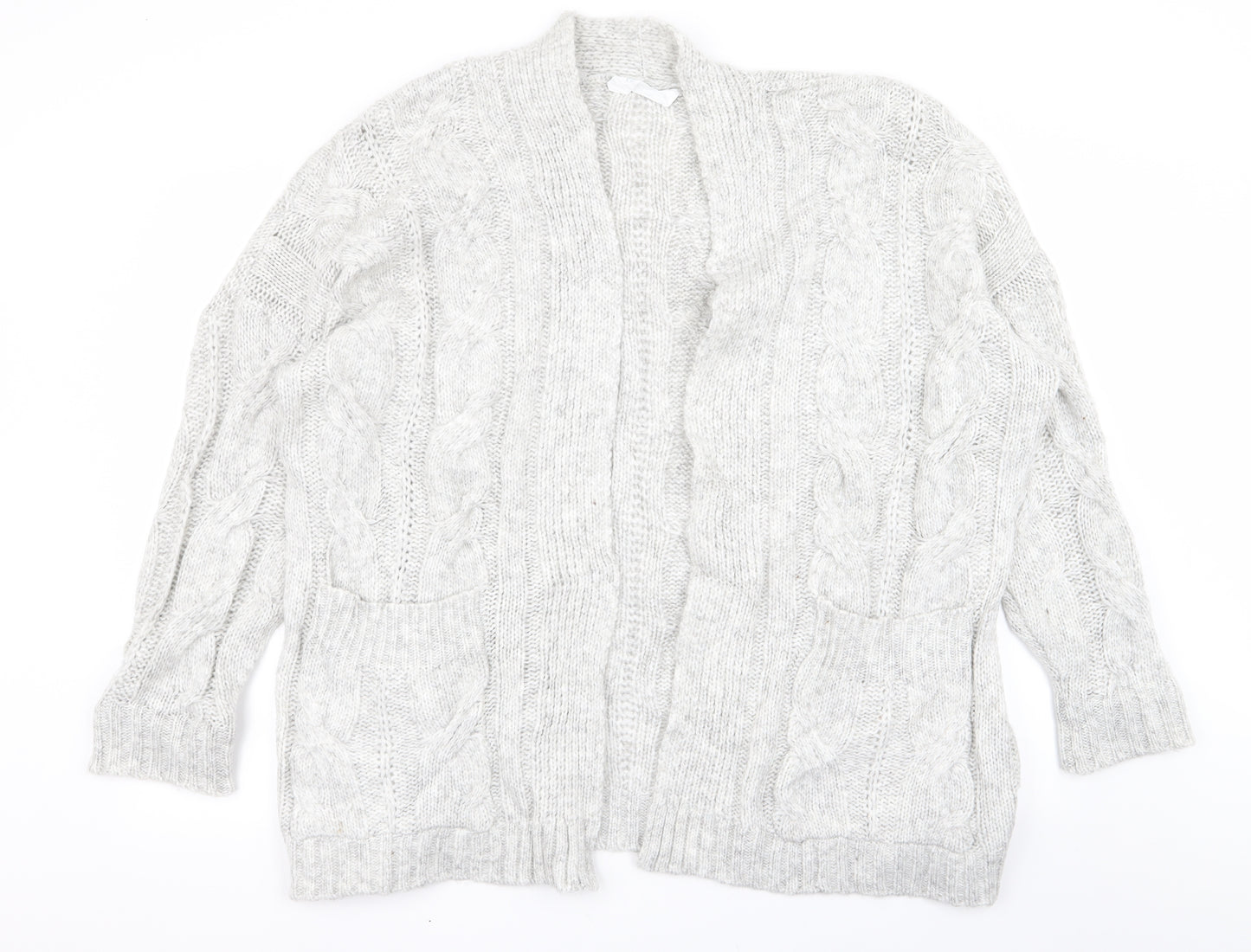 Primark Womens Grey   Cardigan Jumper Size 18