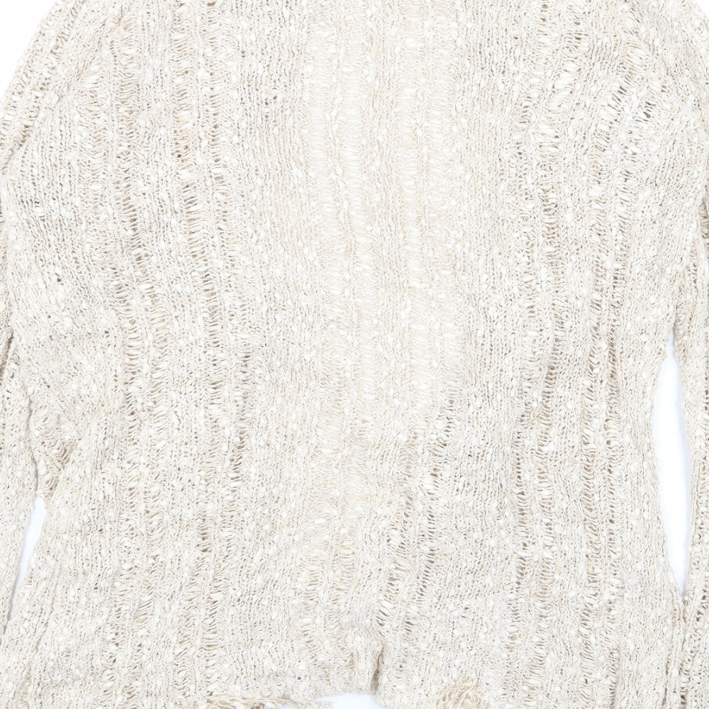 NEXT Womens Beige   Cardigan Jumper Size S