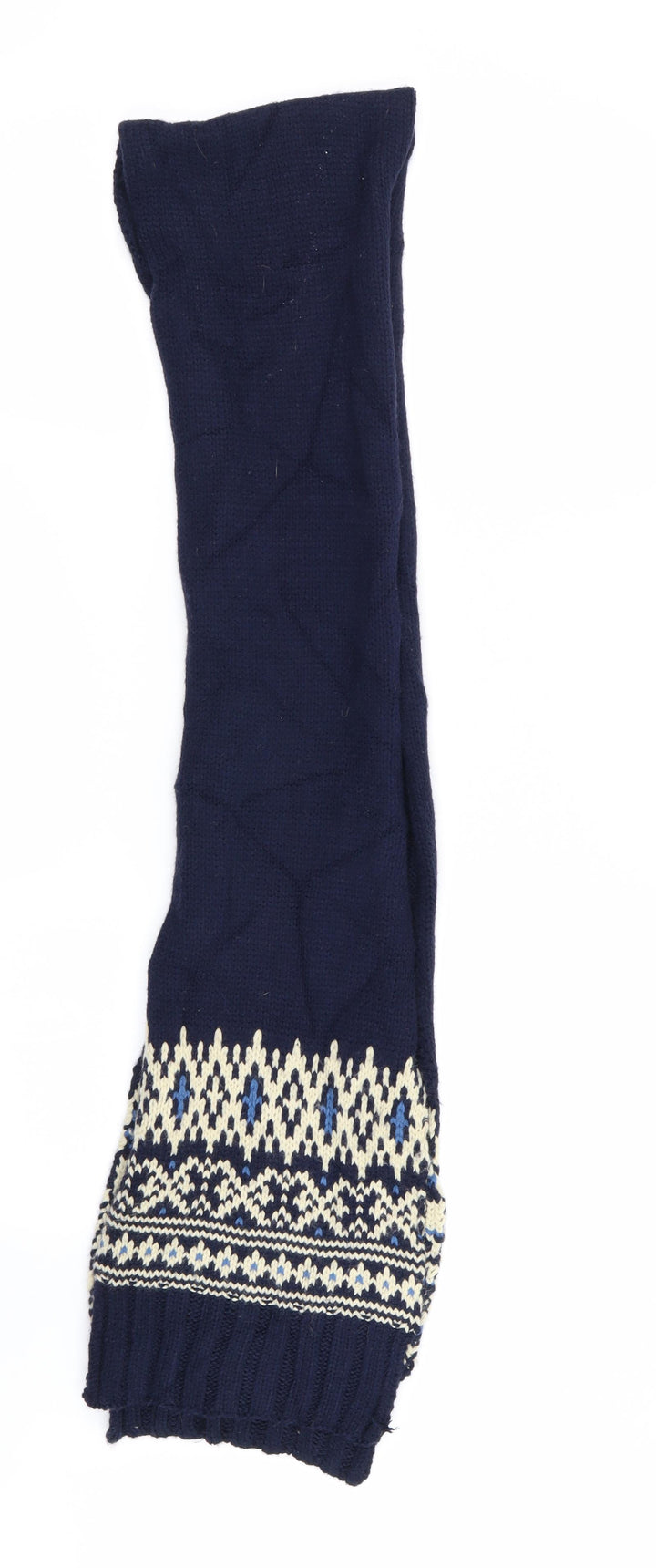 New Look Mens Blue Geometric  Scarf  One Size