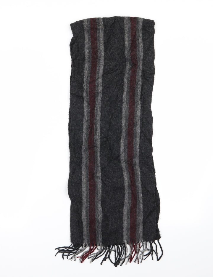 Mudo Collection Mens Multicoloured Striped Scarf One Size