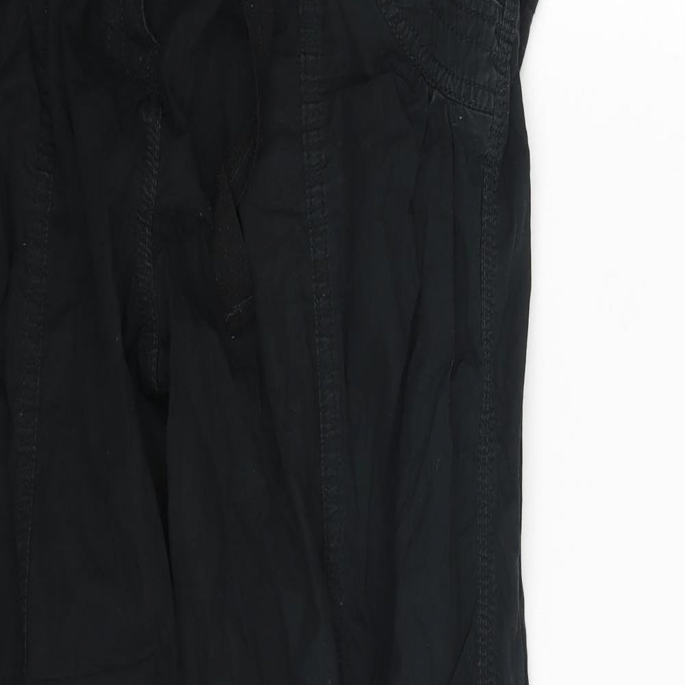 George Womens Black   Cargo Trousers Size 14 L28 in