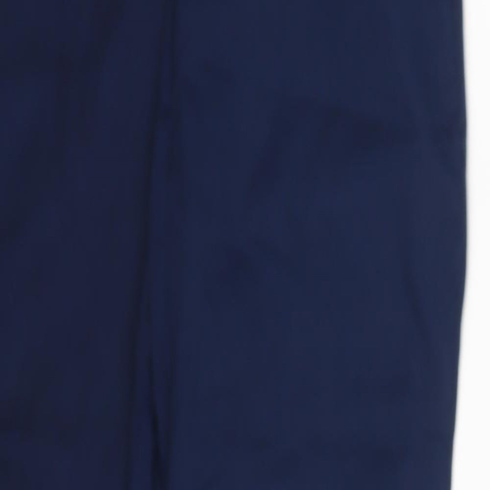 Wallis Womens Blue   Chino Trousers Size 10 L27 in