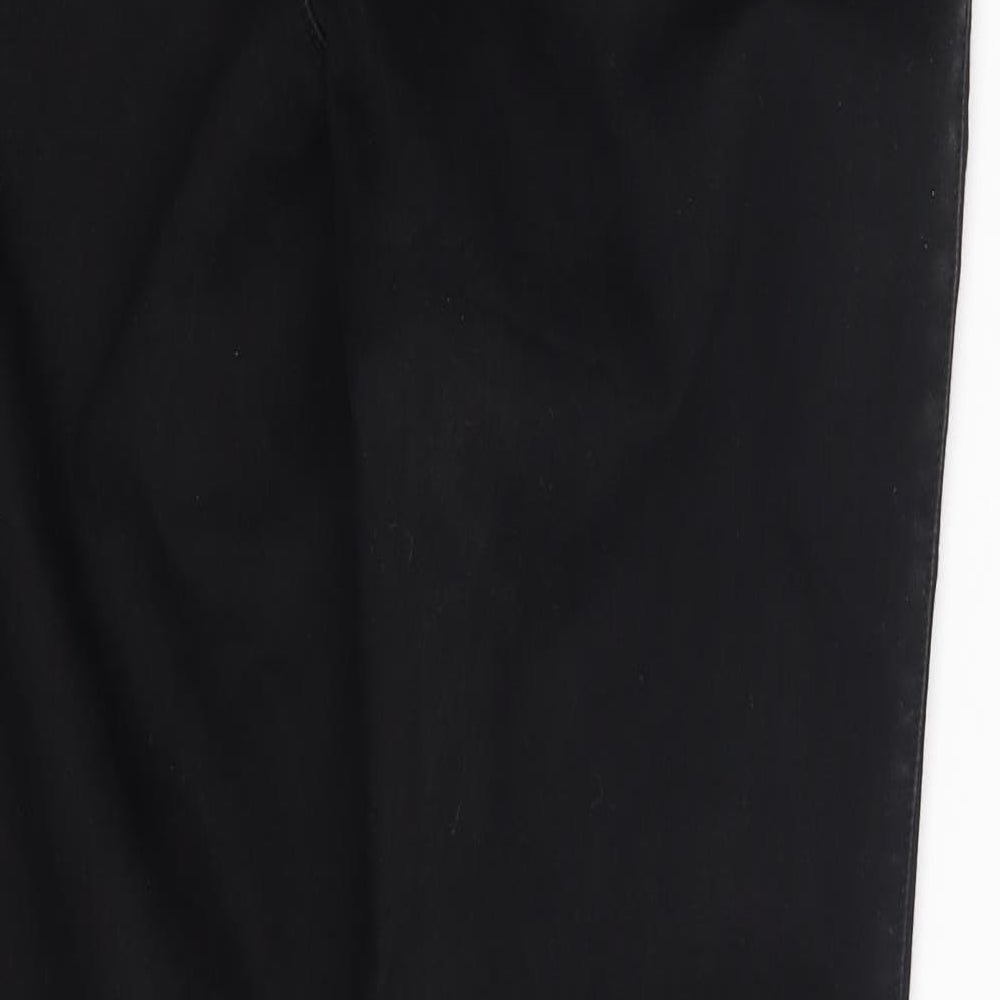 George Womens Black  Denim Jegging Leggings Size 14 L28 in