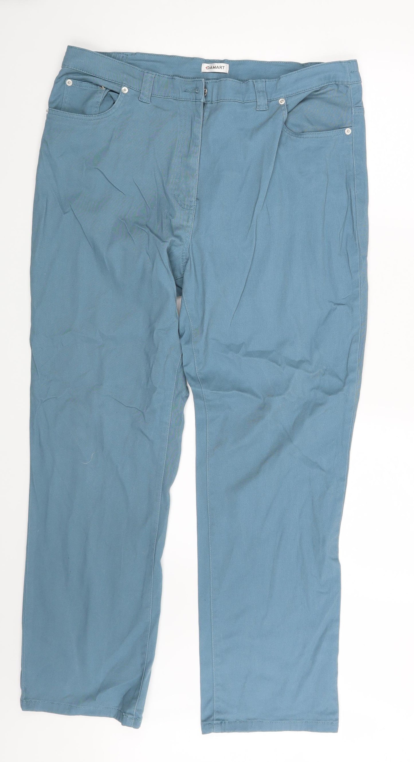 Damart Womens Blue   Straight Jeans Size 20 L28 in