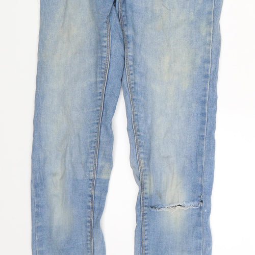 Denim Co. Womens Blue  Denim Skinny Jeans Size 10 L29 in