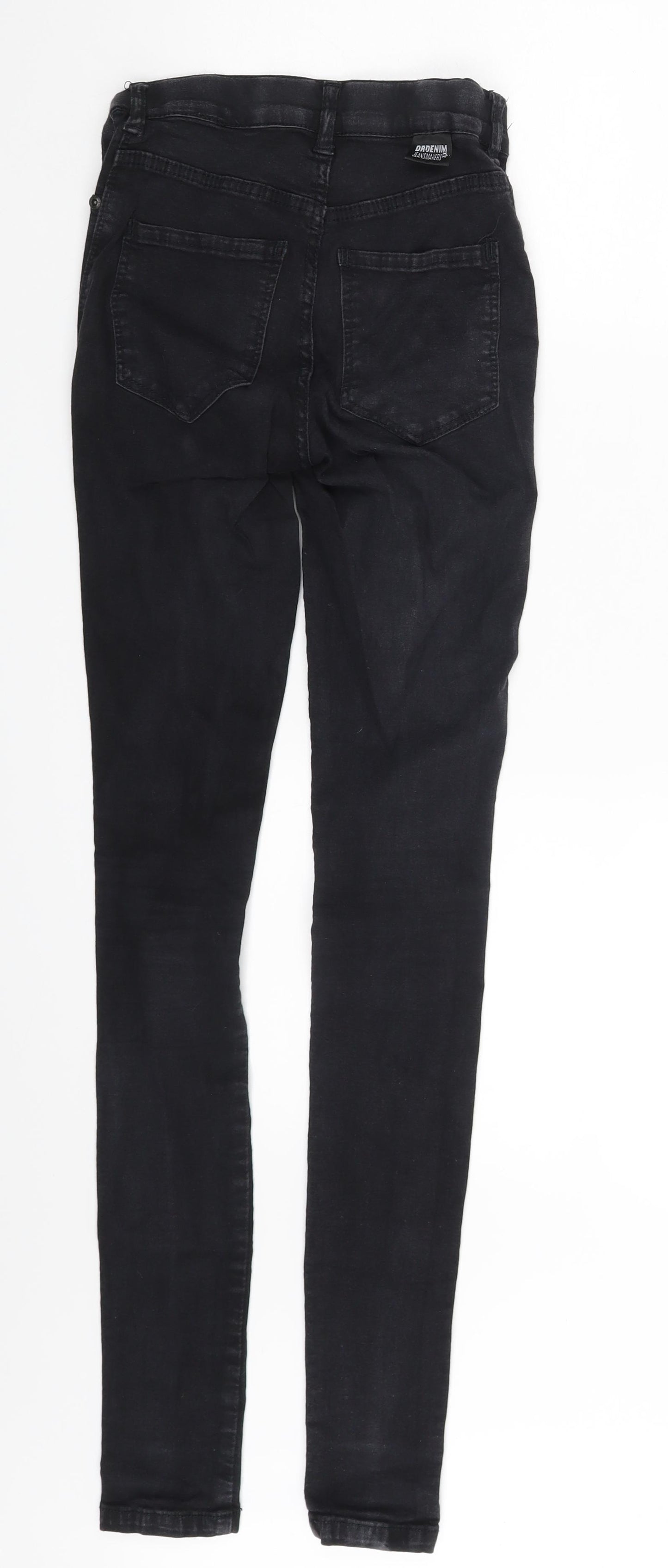 DrDenim Womens Black  Denim Skinny Jeans Size XS L29 in