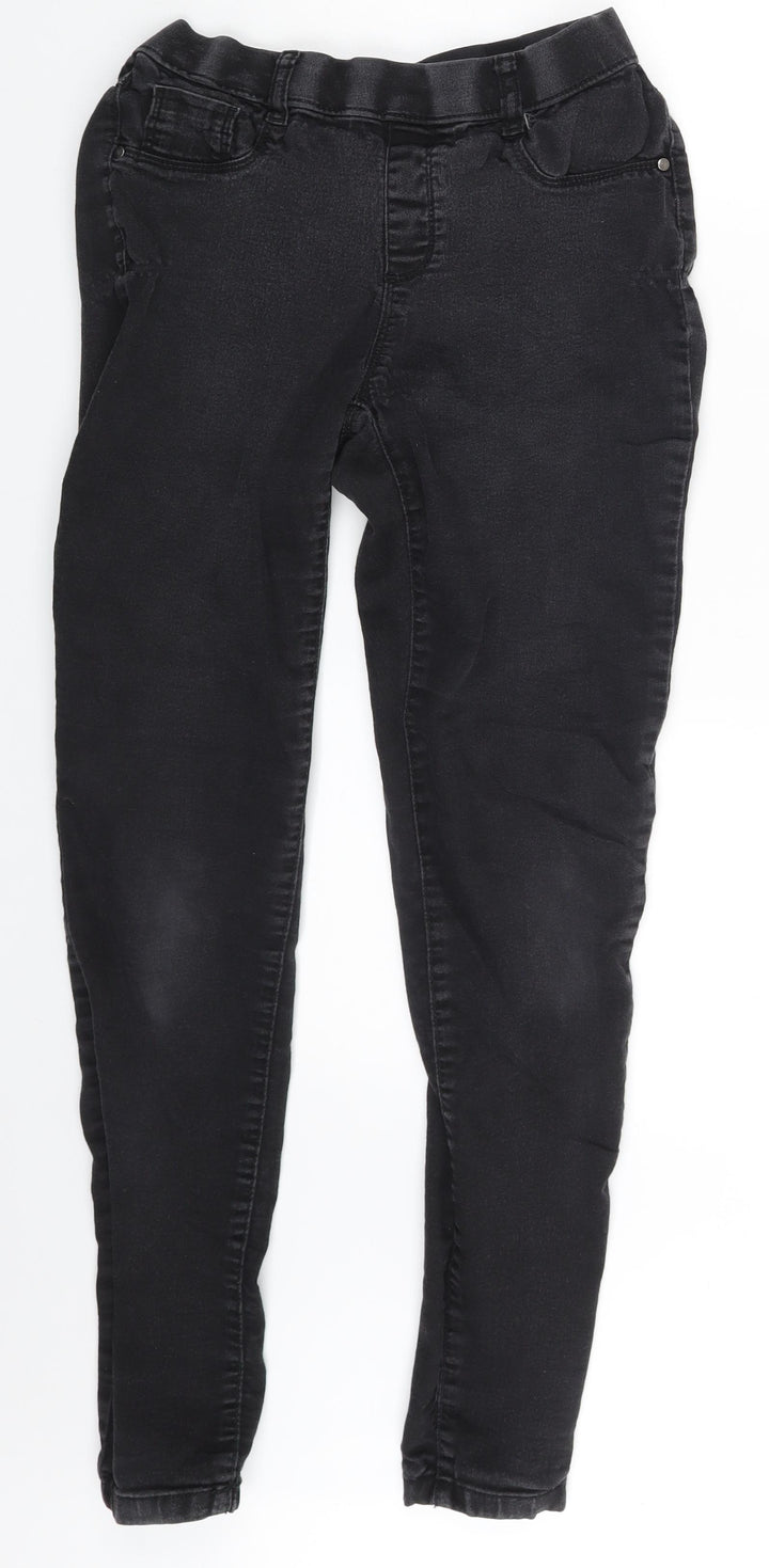 Eden Womens Grey Denim Jegging Leggings Size 10 L26 in