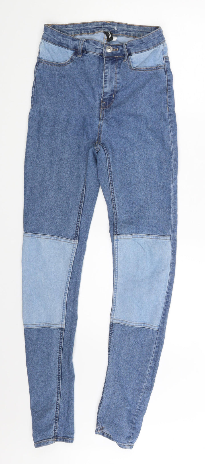 Divided Womens Blue Denim Skinny Jeans Size 6 L27 in