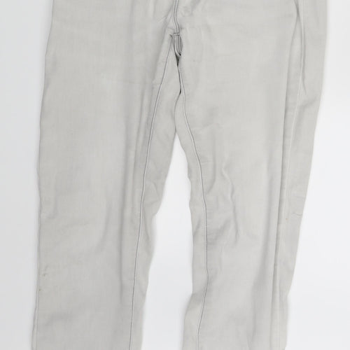 Denim Co. Womens White  Denim Skinny Jeans Size 12 L27 in