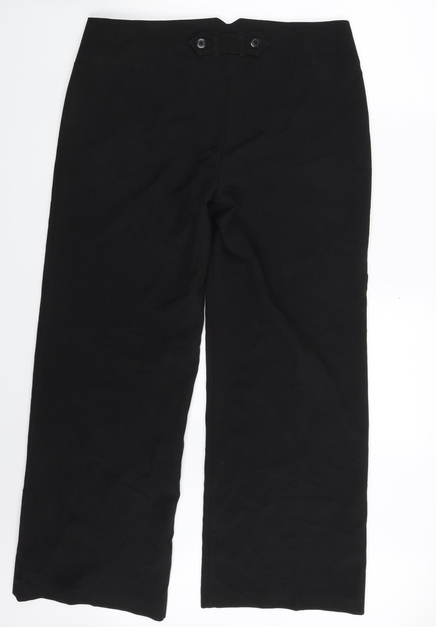 George Womens Black   Trousers  Size 16 L25 in