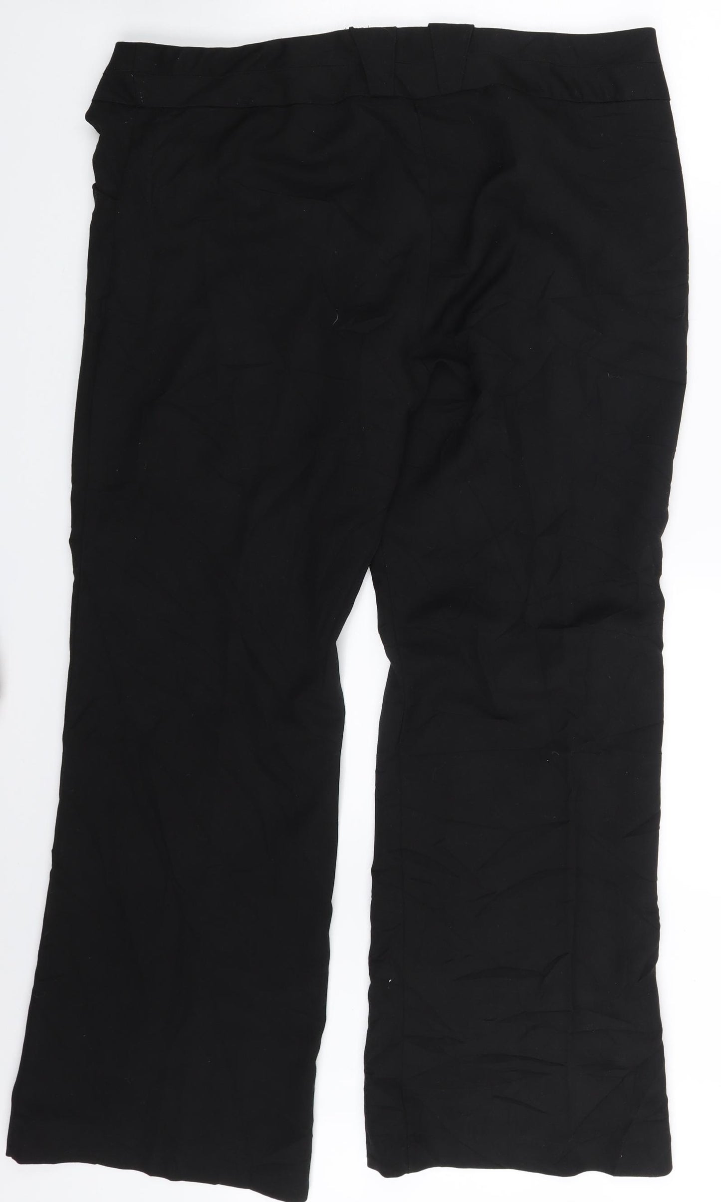 George Womens Black   Trousers  Size 16 L26 in