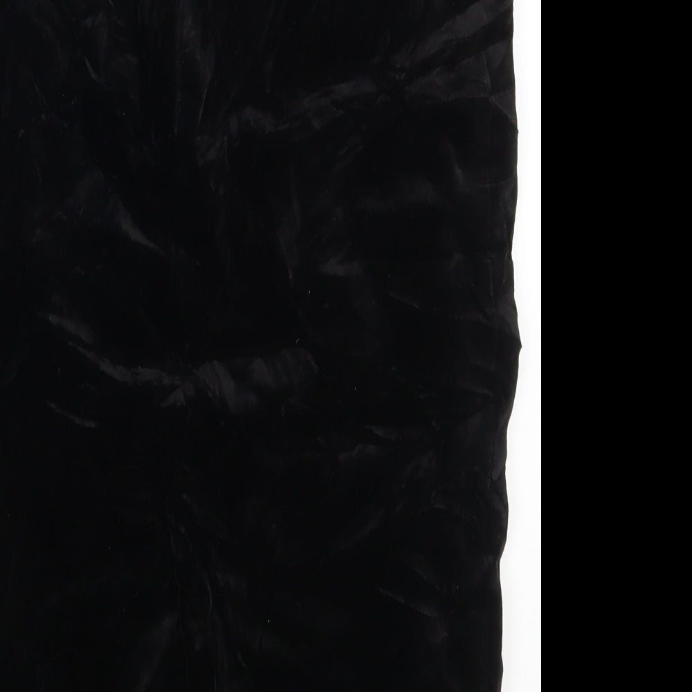 Preworn Womens Black   A-Line Skirt One Size  - Waist 20in