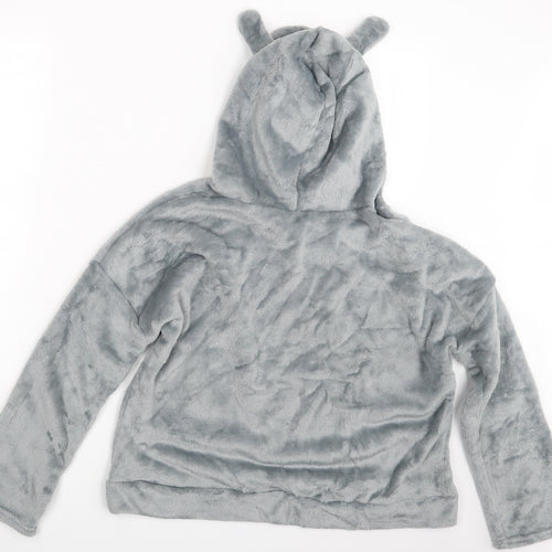 Preworn Womens Silver   Pullover Hoodie Size M