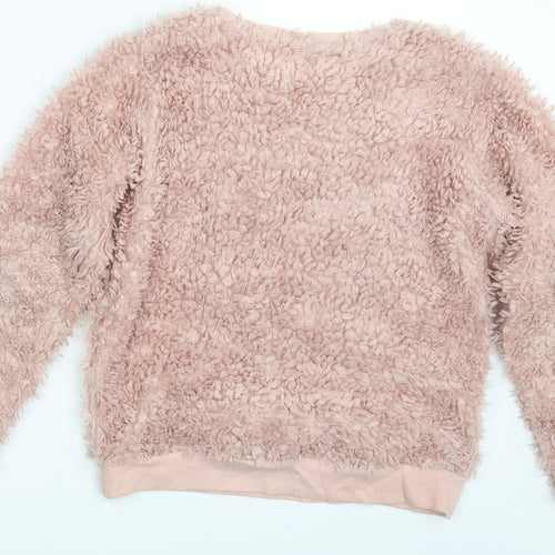 I Love Girlswear Girls Pink   Pullover Jumper Size 12-13 Years