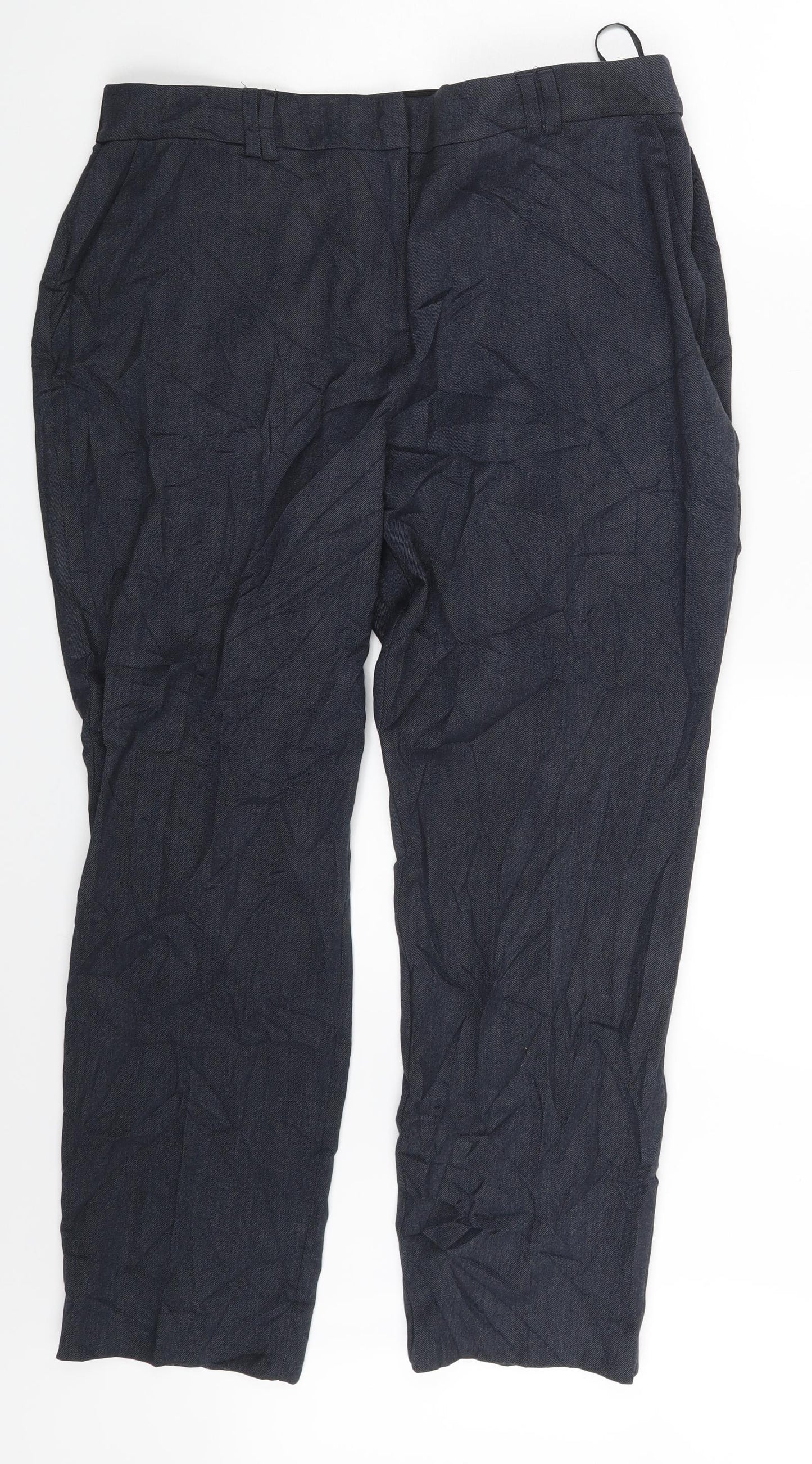 Bonmarché Womens Blue   Trousers  Size 16 L25 in