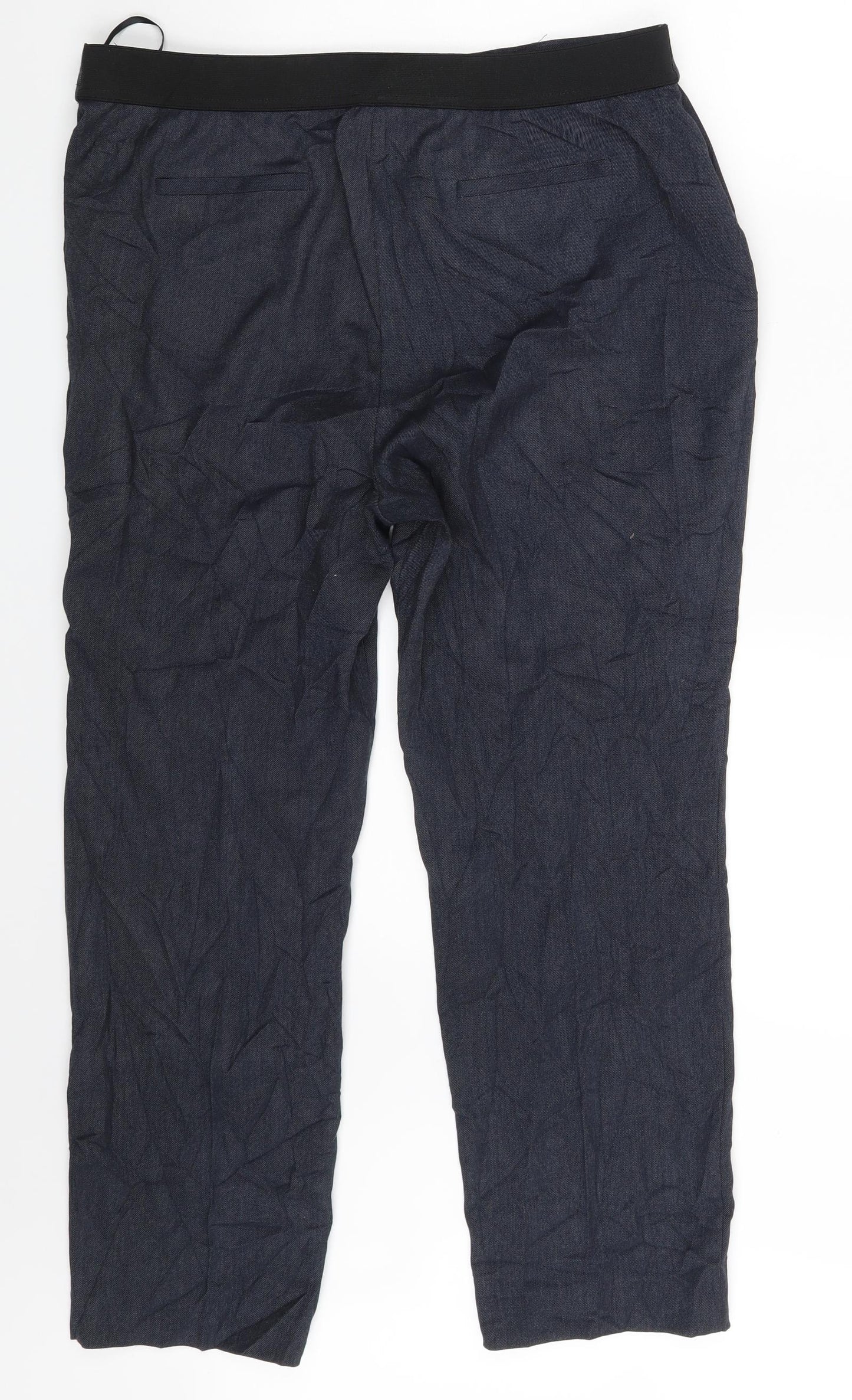 Bonmarché Womens Blue   Trousers  Size 16 L25 in
