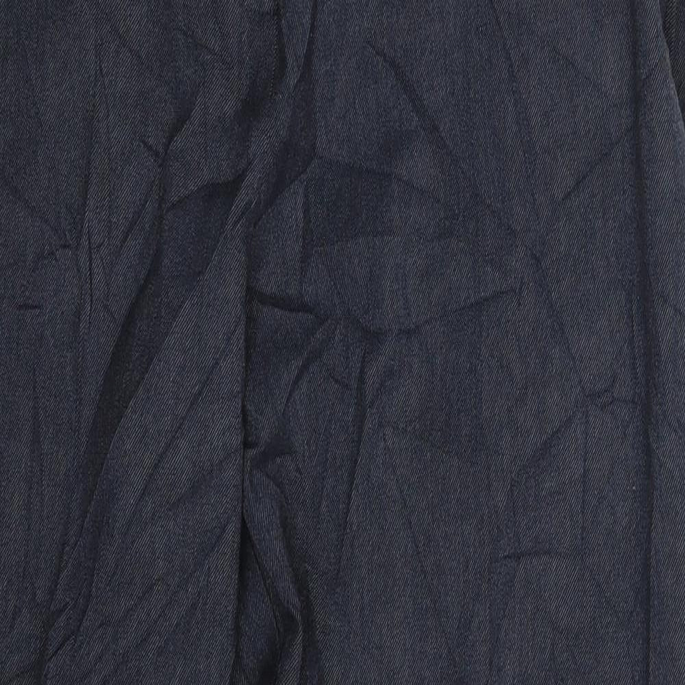Bonmarché Womens Blue   Trousers  Size 16 L25 in