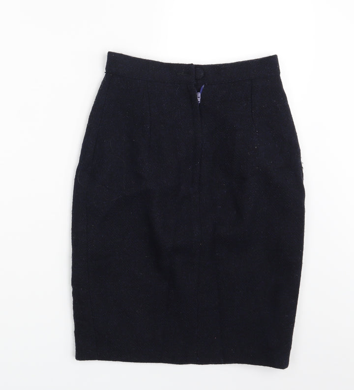 Site Womens Blue   A-Line Skirt Size S