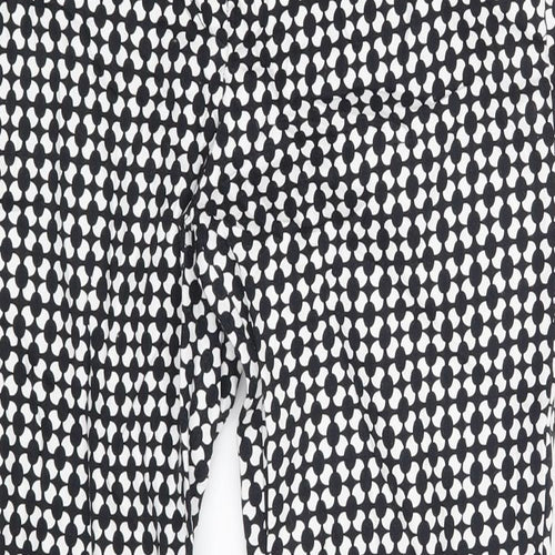 H&M Womens Black Polka Dot  Jegging Leggings Size 8 L25 in