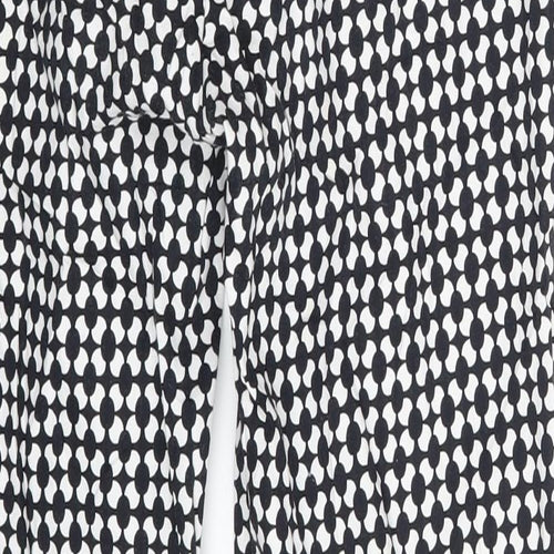 H&M Womens Black Polka Dot  Jegging Leggings Size 8 L25 in