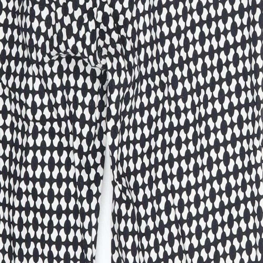 H&M Womens Black Polka Dot  Jegging Leggings Size 8 L25 in