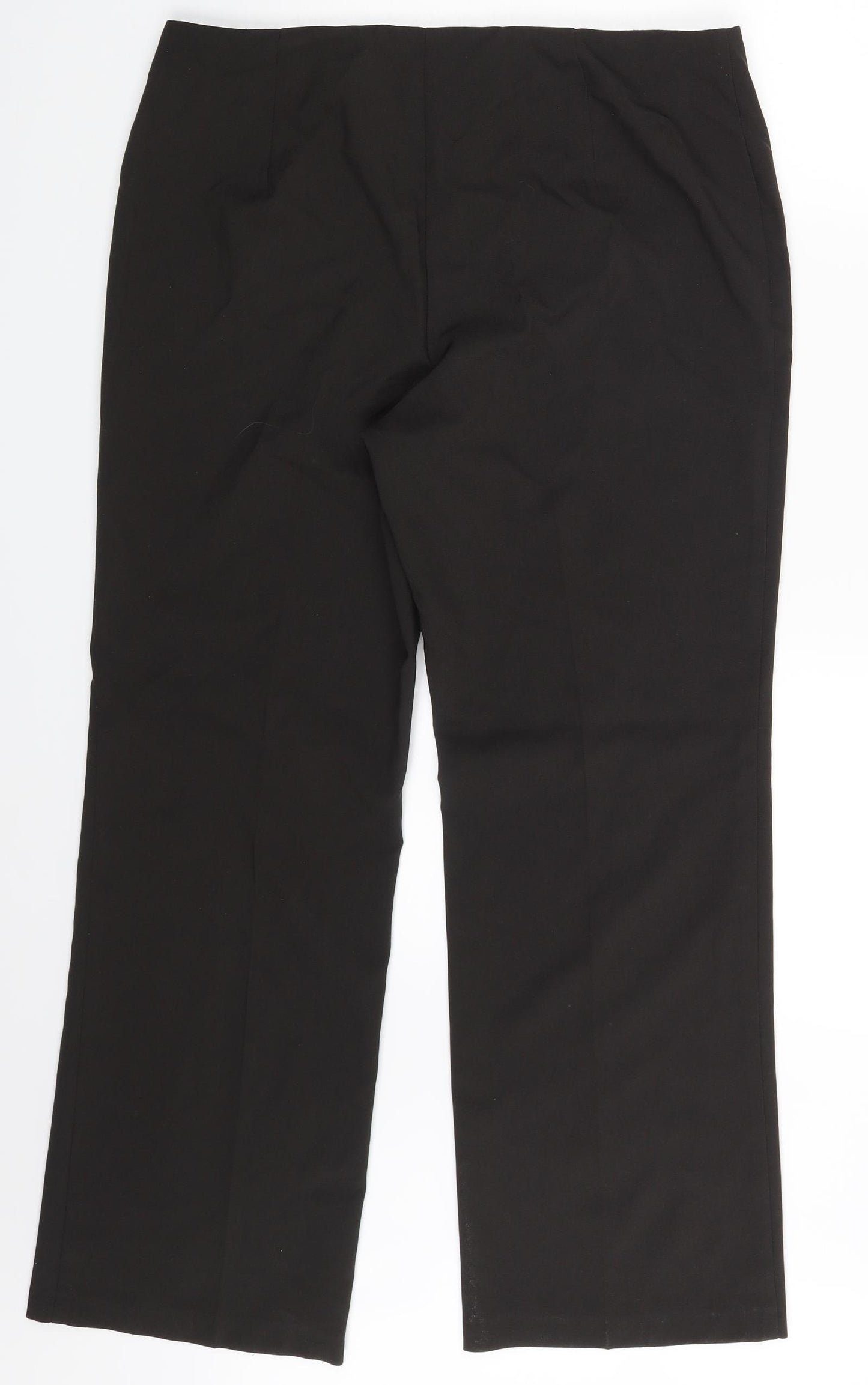 M&S Womens Black   Trousers  Size 14 L27 in