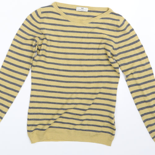 DAY Womens Multicoloured Striped  Pullover Sweatshirt Size S