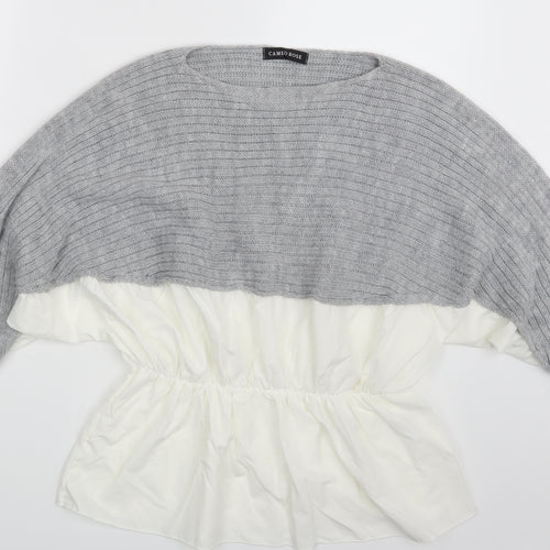 CAMEO ROSE Womens Green   Pullover Jumper Size L