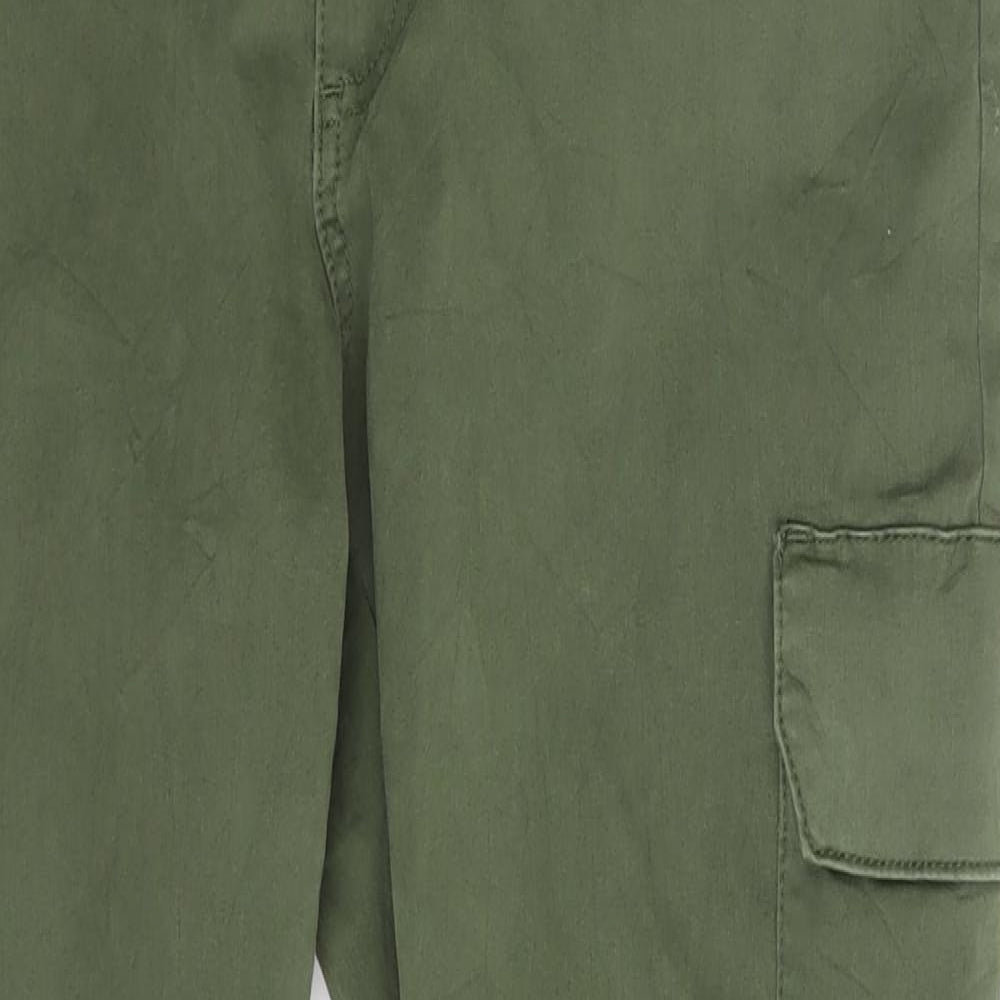 Denim & Co. Womens Green  Denim Skinny Jeans Size 14 L26 in