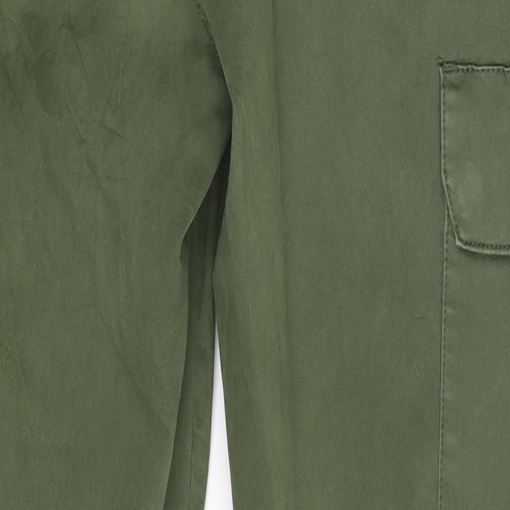 Denim & Co. Womens Green  Denim Skinny Jeans Size 14 L26 in