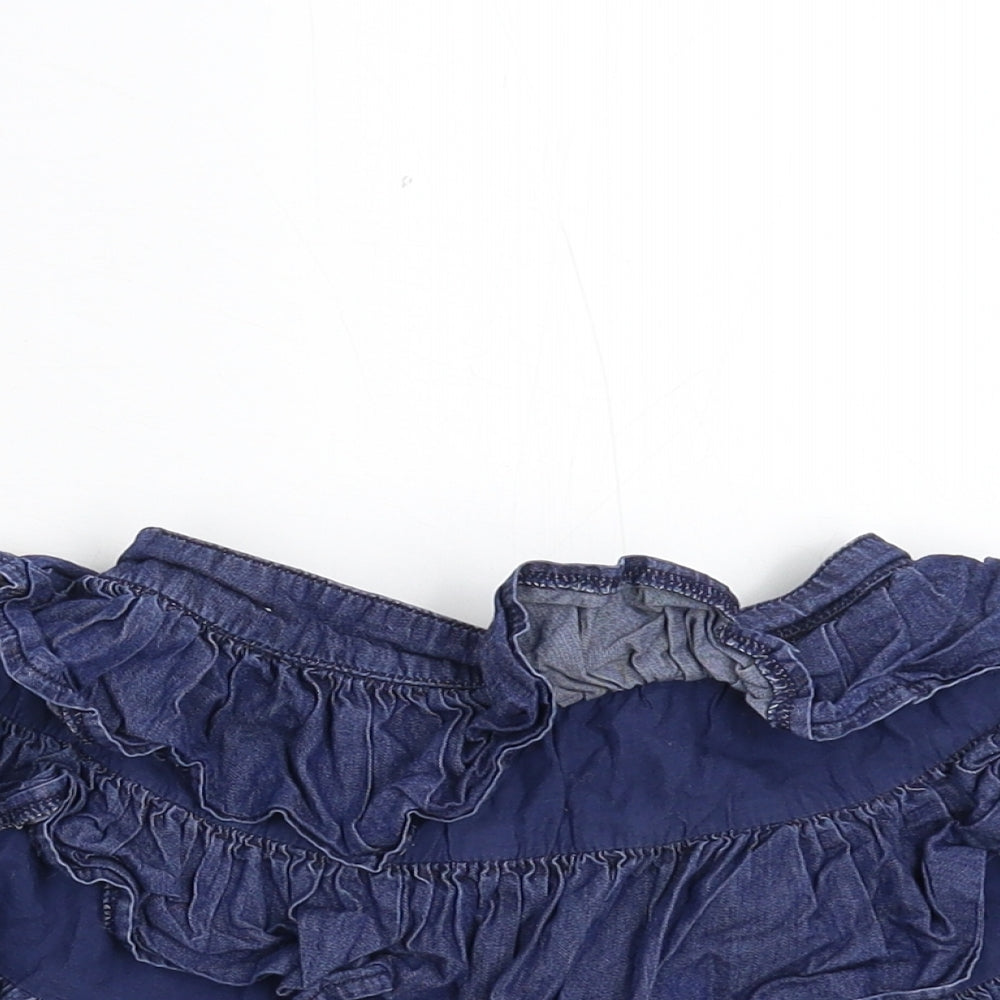 Blue Zoo Girls Blue  Denim Mini Skirt Size 2-3 Years