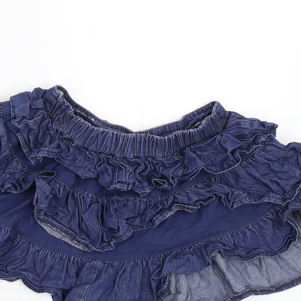 Blue Zoo Girls Blue  Denim Mini Skirt Size 2-3 Years
