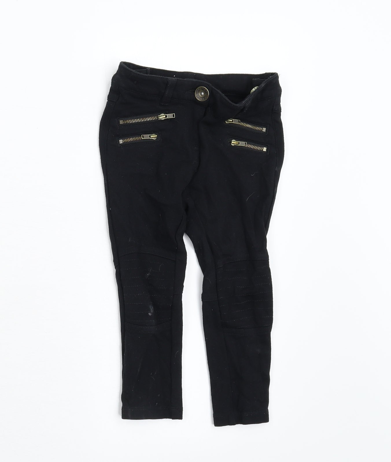 NEXT Girls Black    Trousers Size 3 Years