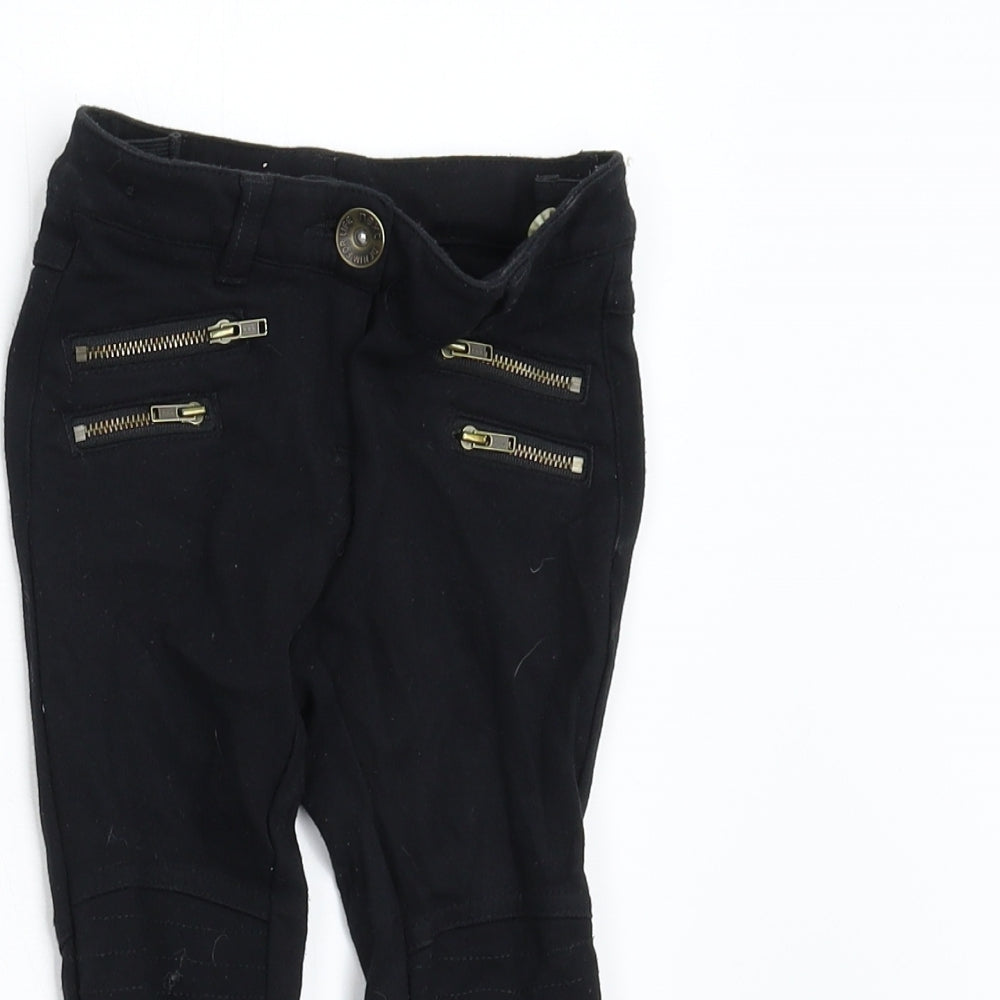 NEXT Girls Black    Trousers Size 3 Years
