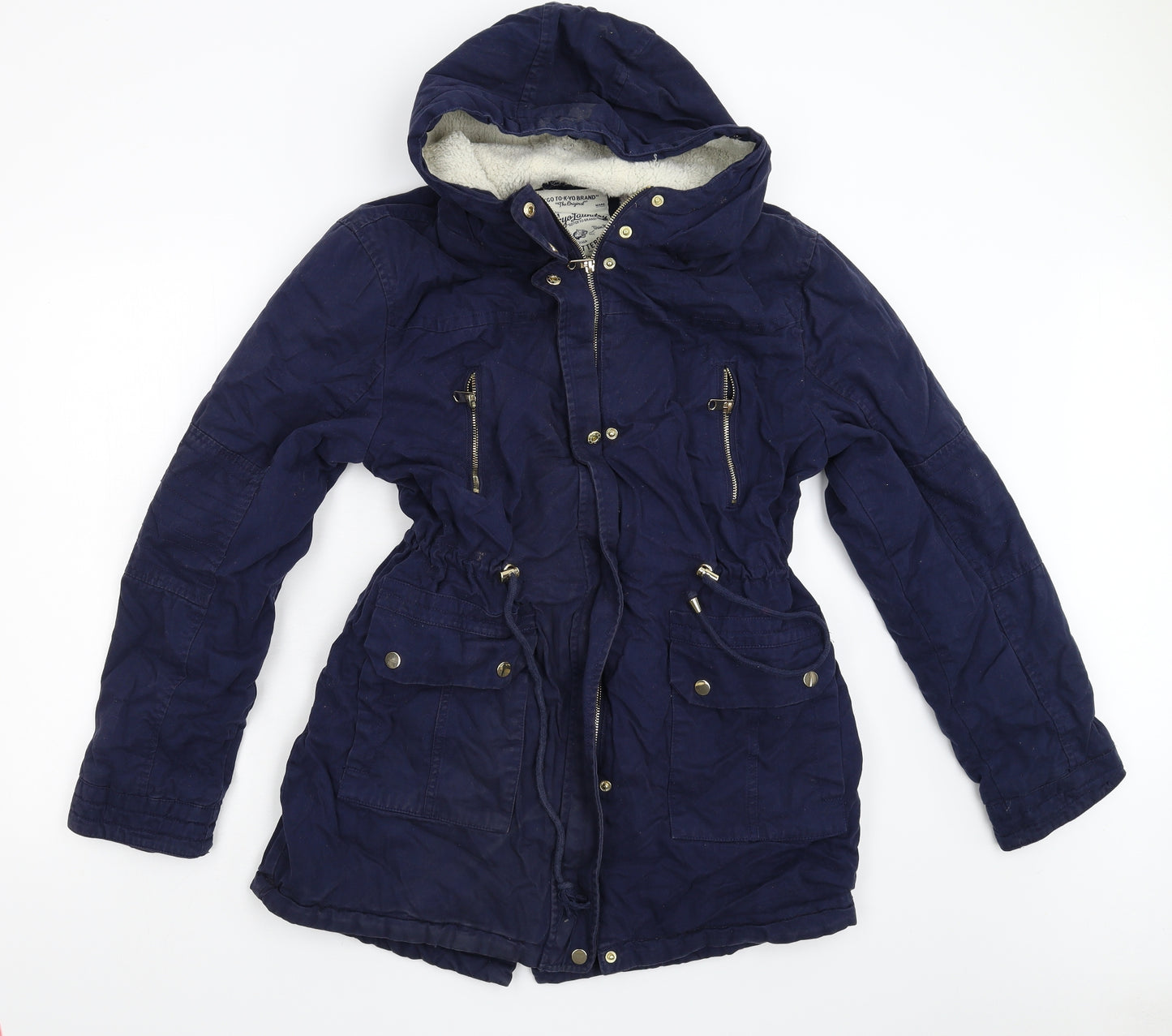 Tokyo Laundry Womens Blue   Anorak Coat Size 18